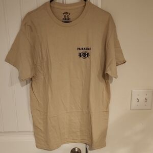 Beige Short Sleeve Men's Tee
